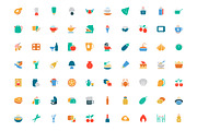 450+ Food Colored Icons, a Solid Icon by Creative Stall (Thumbnail 4 of 5)