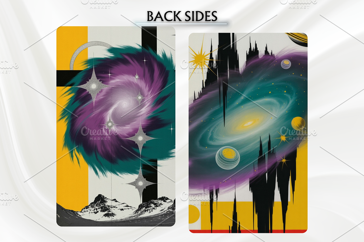 Collage Tarot Cards Deck Colorful, a Decorative Illustration by Mugio (Photo 3 of 5)