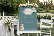 Teal Blue Wedding Website Invitation, a Landing Page Template by Everyday Perfection (Thumbnail 9 of 12)