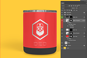 10oz Lowball Tumbler Mock-Up, a Cups & Container Mockup by dedpixel supply co. (Thumbnail 4 of 4)