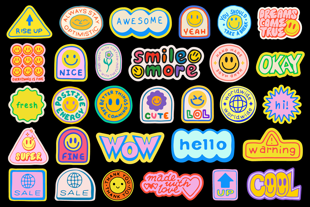 HAND DRAWN STICKERS VOL.2, an Object Graphic by craftlove (Photo 5 of 10)