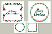 Floral Christmas Dividers and Frames, a Background Graphic by Revoltan Studios (Thumbnail 3 of 3)