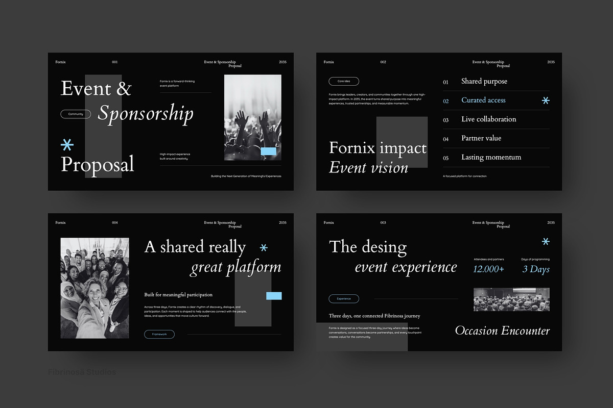 Event & Sponsorship Proposal Deck, a Presentation Template by FIBRINOSÄ (Photo 3 of 7)