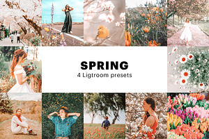 4 Spring Lightroom Presets