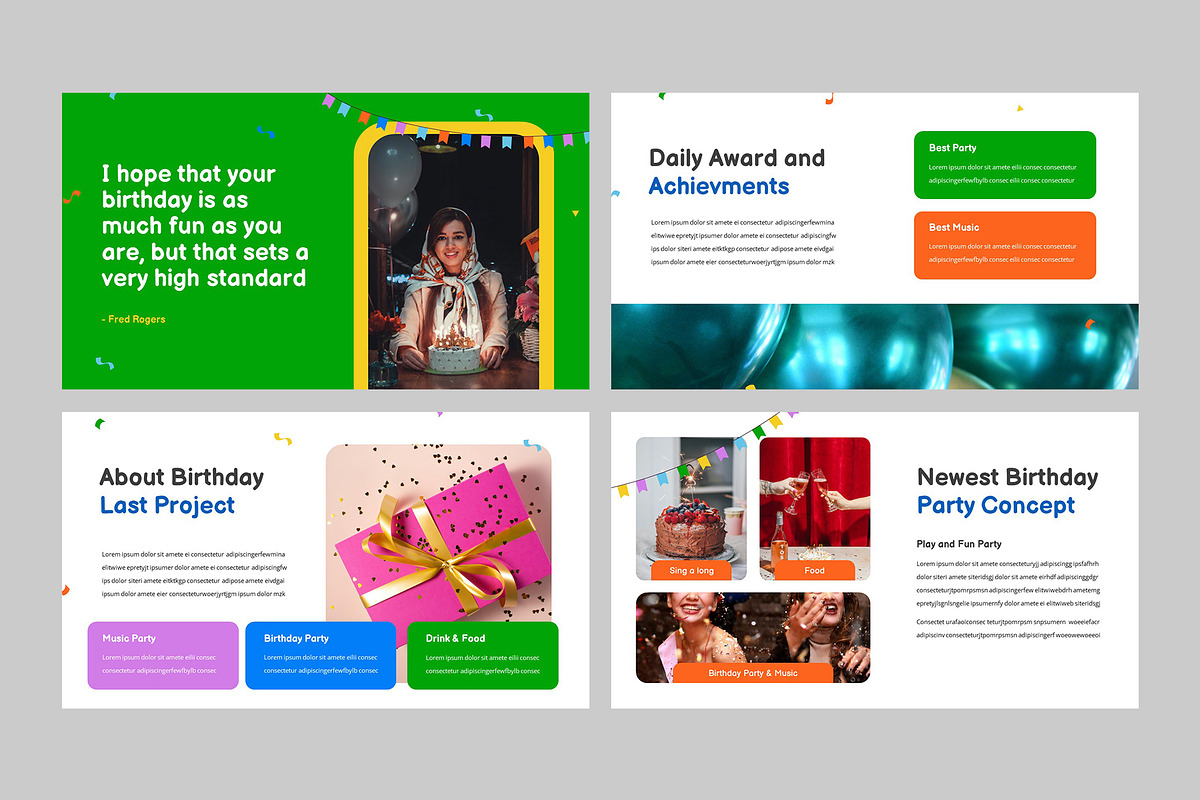 Birthday Party Keynote, a Presentation Template by rgbryand (Photo 6 of 9)