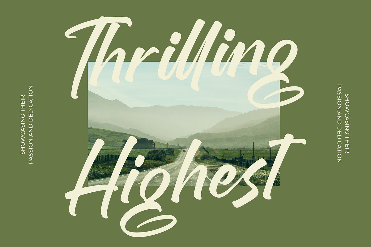 Brighten Shootters Modern Script, a Script Font by Letterena Studios Script (Photo 7 of 20)