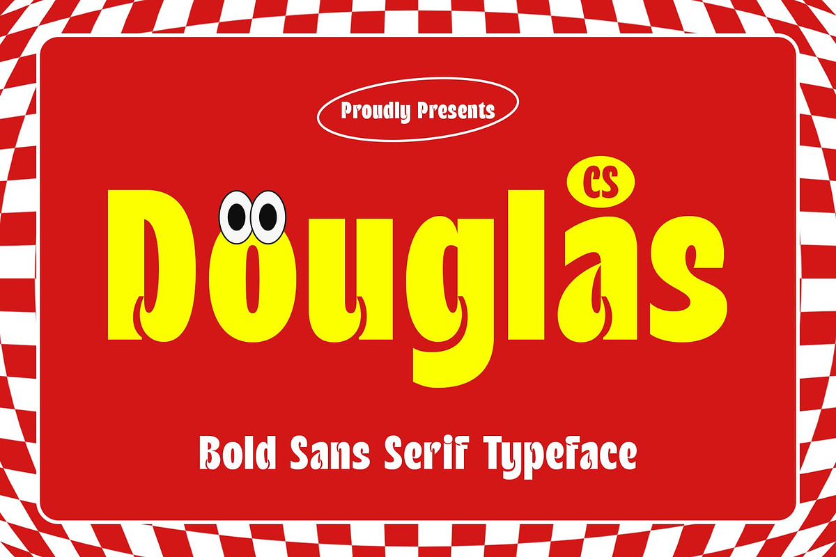 CS Douglas – Bold Font, a Sans Serif Font by Craft Supply Co. (Photo 1 of 8)