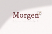 Morgen - Handwritten Serif Font, a Serif Font by Craft Supply Co. (Thumbnail 9 of 9)