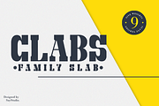 Clab - Family Slab Font, a Slab Serif Font by Say Studio (Thumbnail 1 of 13)