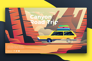 Road Trip - Banner & Landing Page