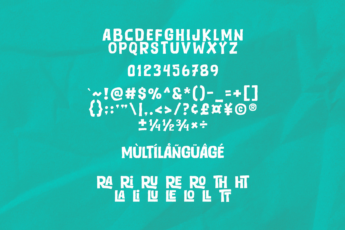 Brolex, a Sans Serif Font by khurasan (Photo 6 of 6)