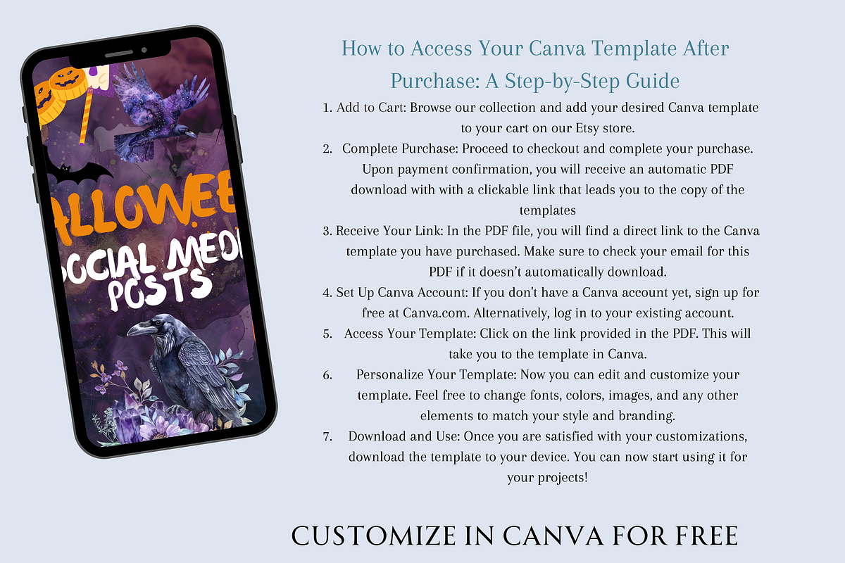 HALLOWEEN SPOOKY SOCIAL MEDIA POSTS, a Social Media Template by Daring Digies (Photo 4 of 7)