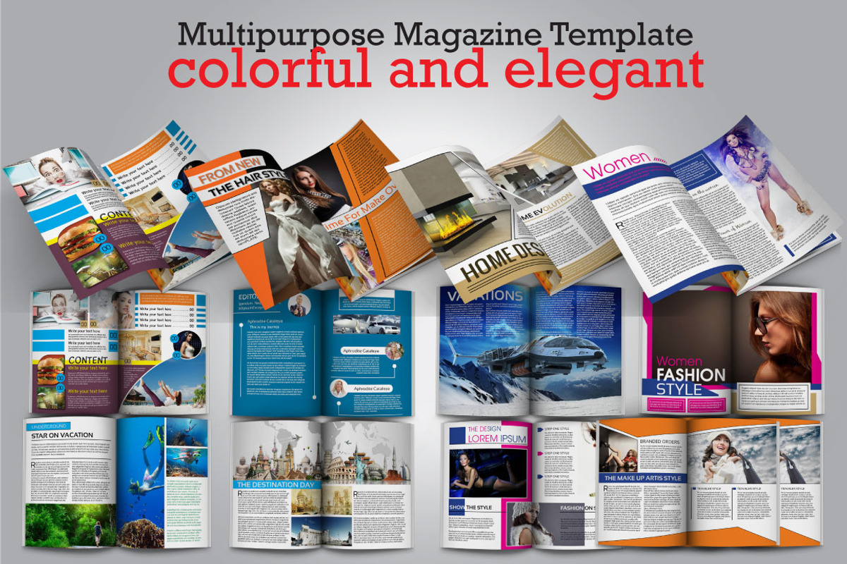 Multipurpose Magazine Template New, a Magazine Template by Orlin (Photo 5 of 5)