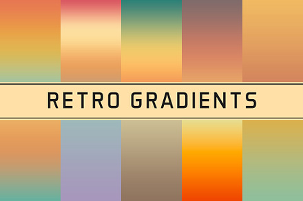 Retro Gradients, a Gradient Add-On by Creativetacos