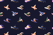 Witch, wizard hats set + patterns, an Object Illustration by PaperTrident (Thumbnail 20 of 20)