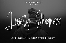 LoyaltyProgram - Calligraphy Font