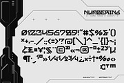 Neotriad - Futuristic Font, a Sans Serif Font by Hakara Type (Thumbnail 6 of 7)