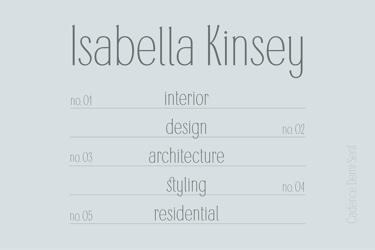 Cadence Demi-Serif Display Font, a Serif Font by Type and Graphics Studio (Photo 18 of 28)