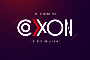 COXXON Art Deco Font