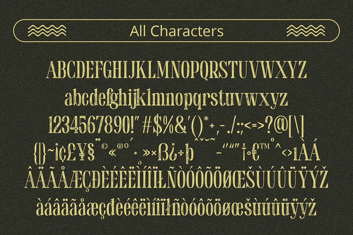 Benida Vintage, a Font by Craft Supply Co. (Photo 4 of 8)
