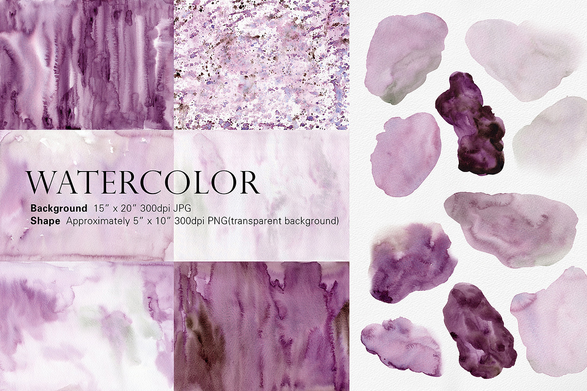 Watercolor flower - Mineral Violet, an Illustration by Beigetime (Photo 12 of 14)
