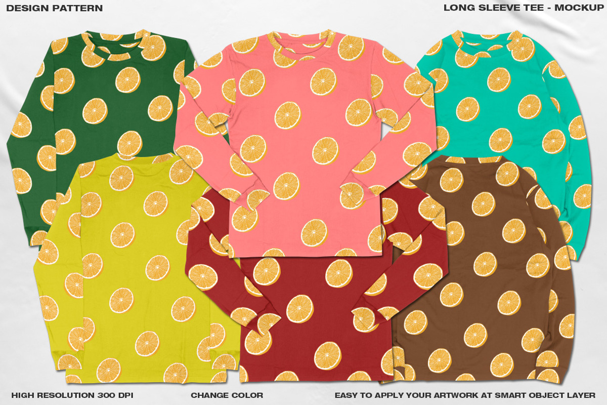 Long Sleeve Tee - Mockup, a Shirt Mockup by DaldSgh (Photo 9 of 11)