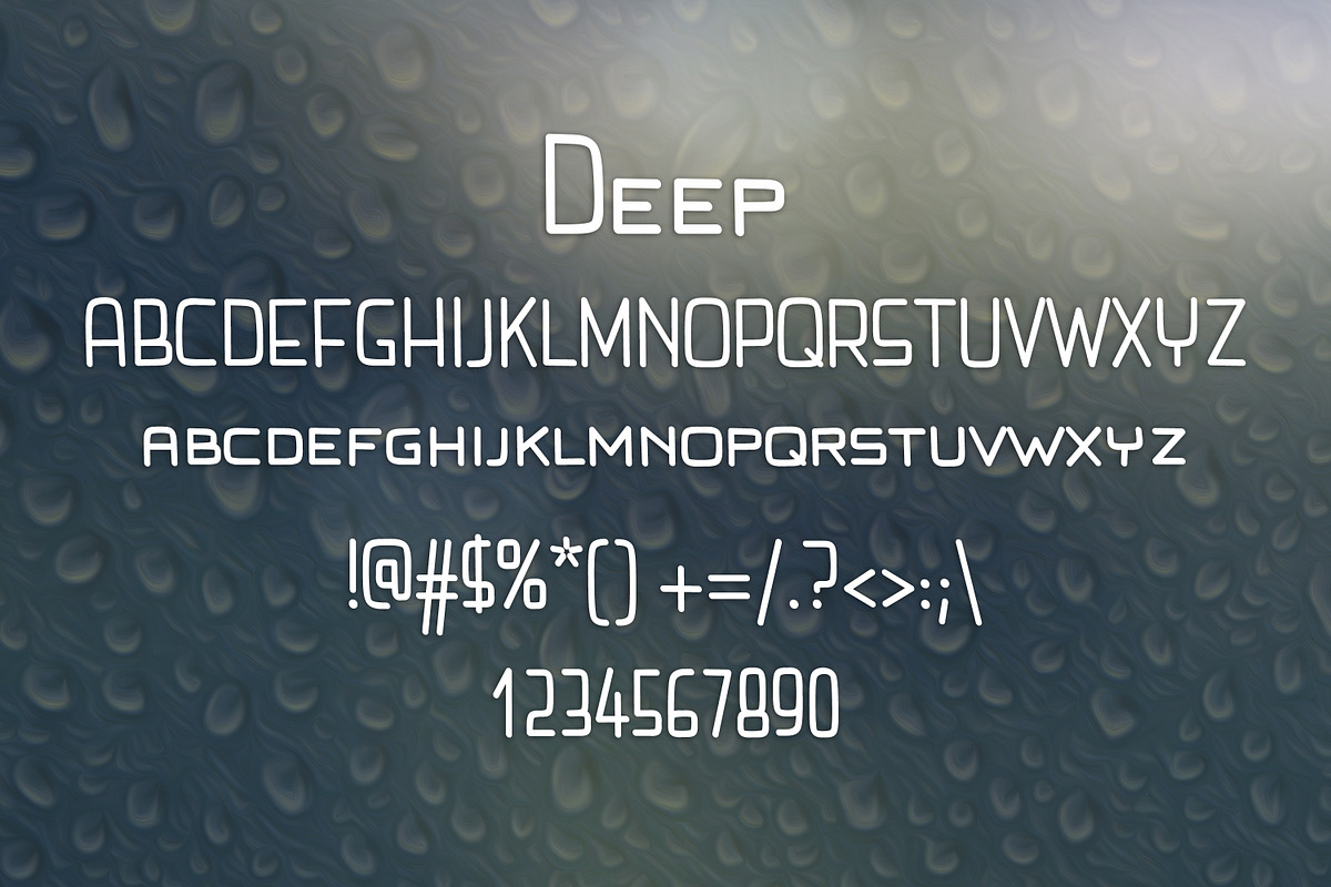 DEEP font preview 2