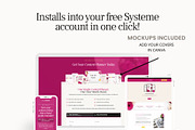 Systeme.io Bold Magenta Mini Offer, a Landing Page Template by Hayley's Digital Hub (Thumbnail 5 of 11)