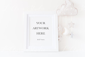 Frame mockup - nursery 8x10'', a Print Template by L'Aura Studio