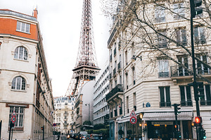 Paris Eiffel Tower in Spring
