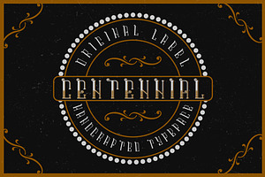 Centennial Label Font