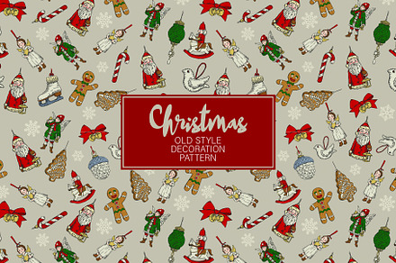 Christmas seamless pattern