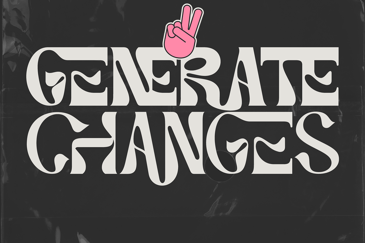 Generate Changes Font, a Sans Serif Font by 177Studio (Photo 1 of 8)