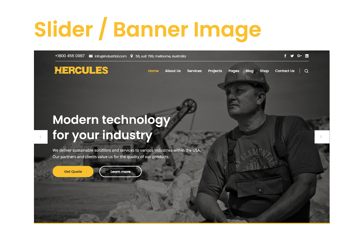 Factory & Industrial website design, a Landing Page Template by Istiak Ahmed (Photo 7 of 7)
