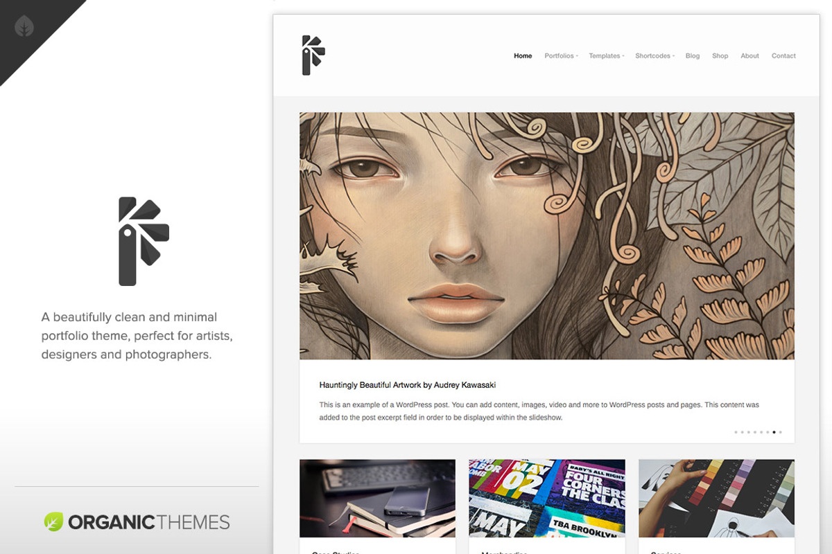 Portfolio Theme, a WordPress Template by Organic Themes