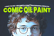 Comic Oil Paint Photoshop Action, a Brushes & More by MRI STUDIO (Thumbnail 19 of 20)