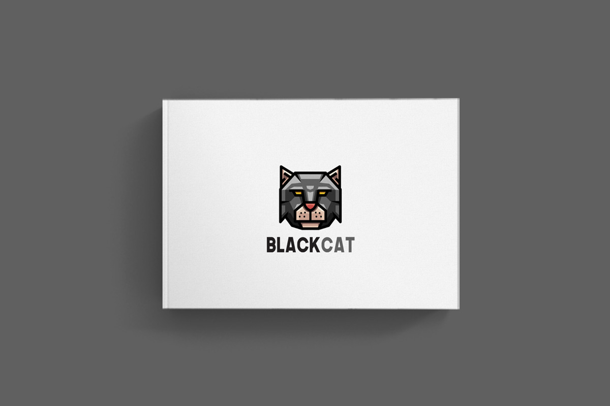 Black Cat Logo Template, a Branding & Logo Template by dien96 (Photo 2 of 2)