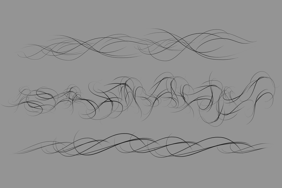 Hair Brush Set, a Brush Add-On by Zsolt Kosa Art (Photo 4 of 7)