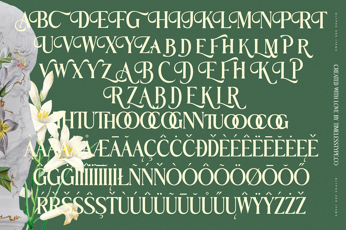 Benfica Royale Modern Serif Font, a Serif Font by timelesstype.co (Photo 19 of 20)
