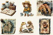 Fossil Explorers Clipart, an Illustration by OK Design (Thumbnail 2 of 5)