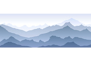 mountains illustration vector, a Texture Illustration by Rommeo79 (Thumbnail 8 of 8)