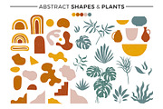 MODERN abstract shapes and plants, a Decorative Illustration by EkaterinaKiriy (Thumbnail 2 of 12)
