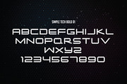 Simple Tech, a Sans Serif Font by Atj.std (Thumbnail 9 of 12)