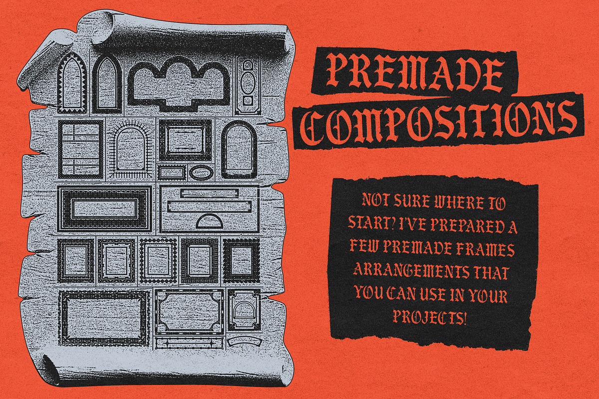 Illustrator Frames Brushes, a Brush Add-On by MiksKS (Photo 13 of 21)
