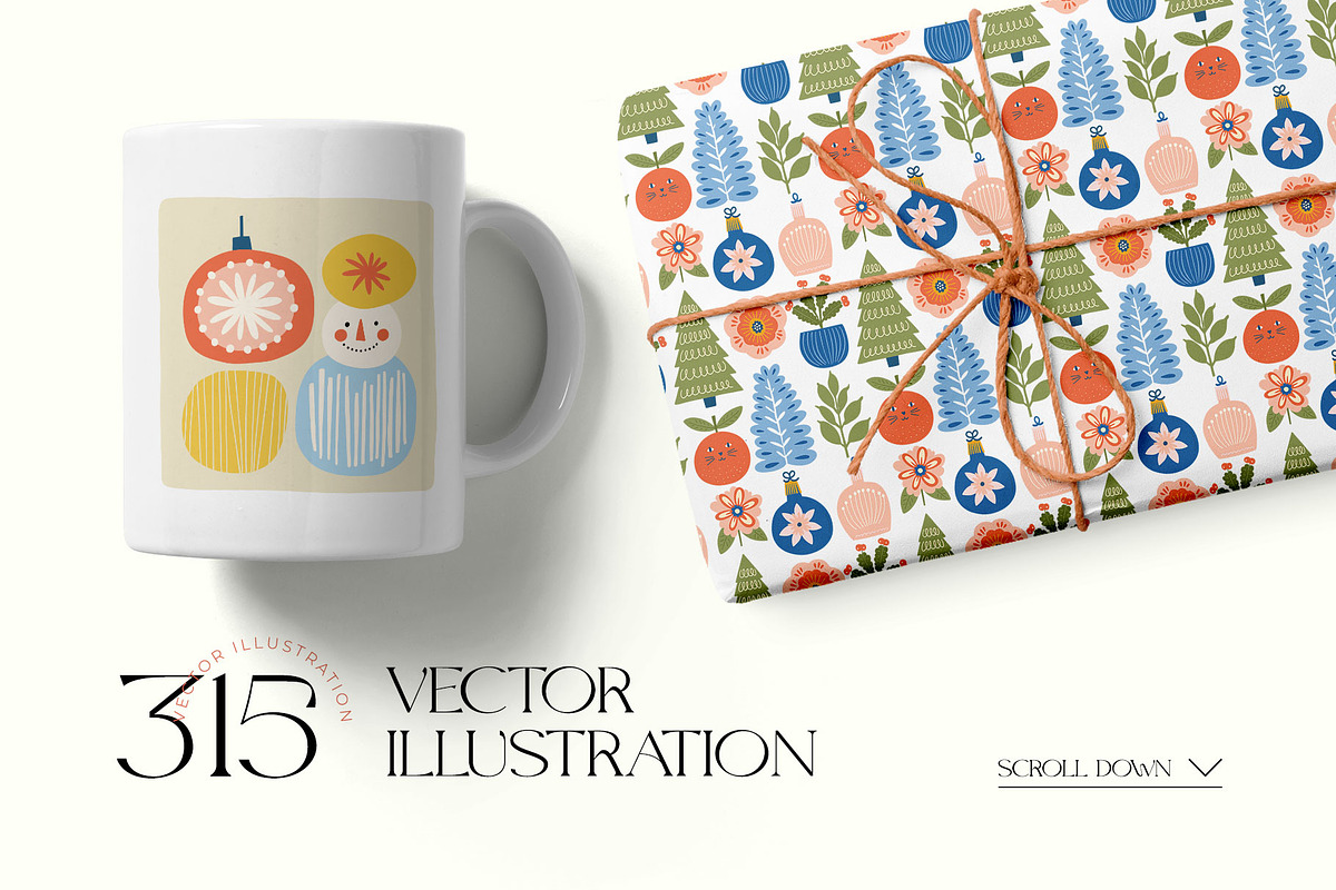 Abstract Christmas | WallArt Creator, an Object Graphic by Leleka.Store (Photo 10 of 20)