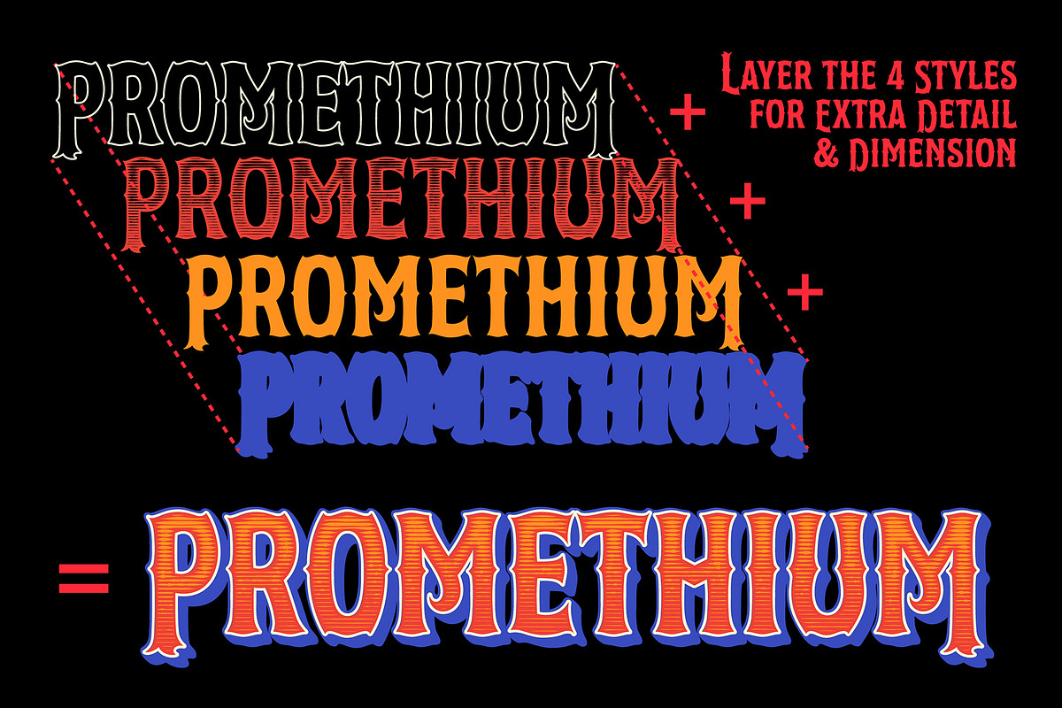 Promethium Font Family, a Serif Font by Mysterylab Designs (Photo 7 of 9)
