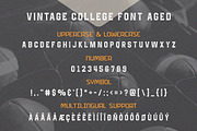 Vintage College Font, a Font by GlitzyGrapix (Thumbnail 10 of 10)