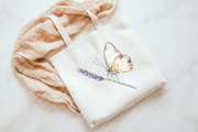 Lavender Mother’s Day Clipart, an Illustration by Watercolor design (Thumbnail 5 of 13)