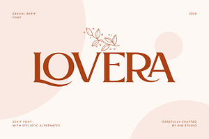 Lovera-Elegant Serif Font