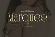 Marquee Serif Thin Display Font, a Serif Font by PeanutButter Type (Thumbnail 1 of 6)